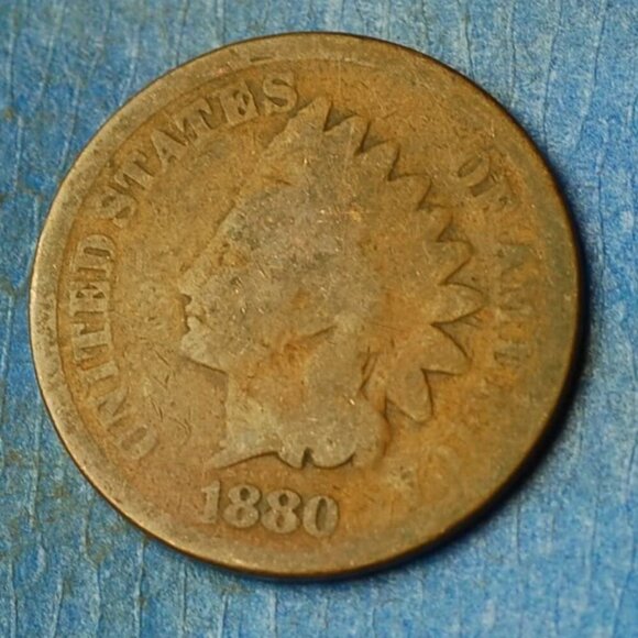 Other - 🌟1880 Indian Head Cent Penny 1c Lot w1374🌟WOW OLD!!!